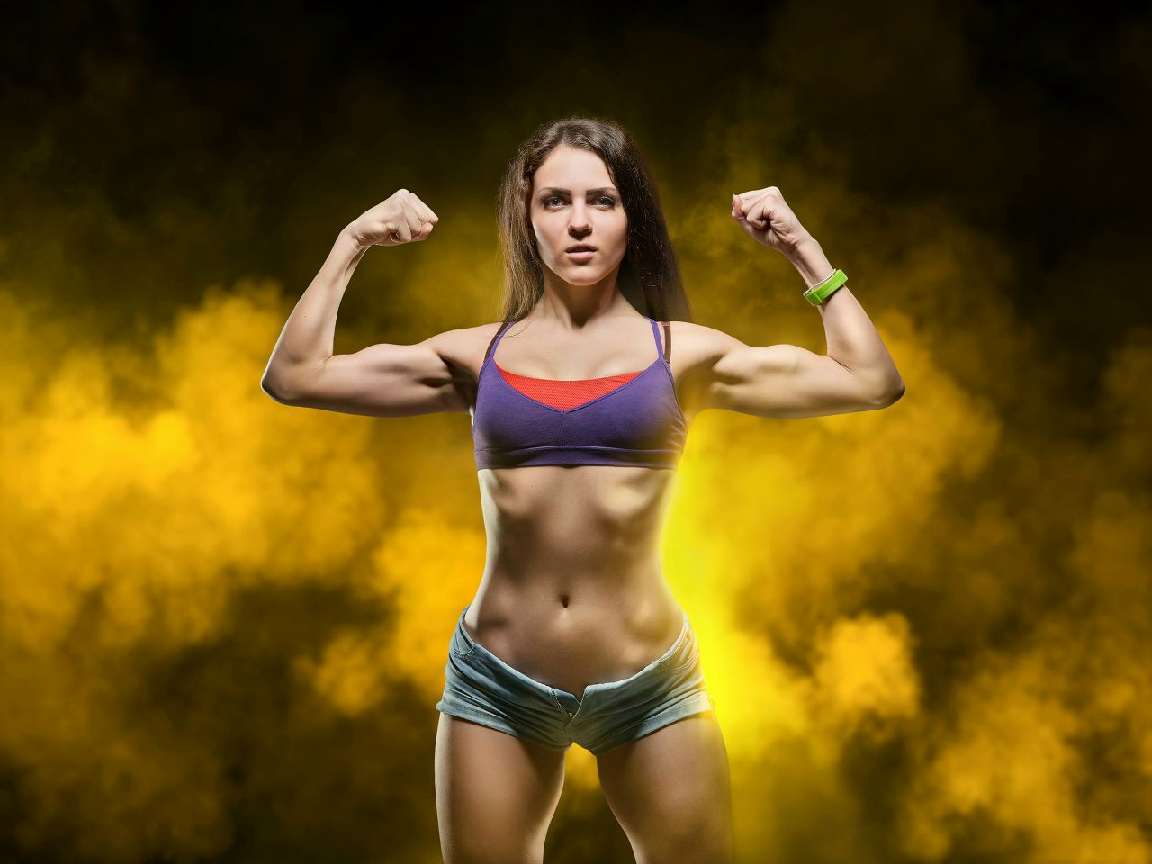 Athletic girls in Pindu